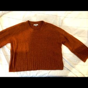 Madewell cropped sweater